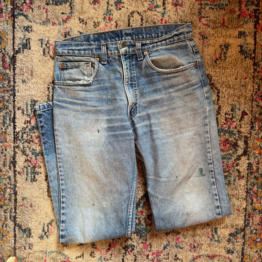 Vintage Levi’s Classic Blue Denim Jeans 501